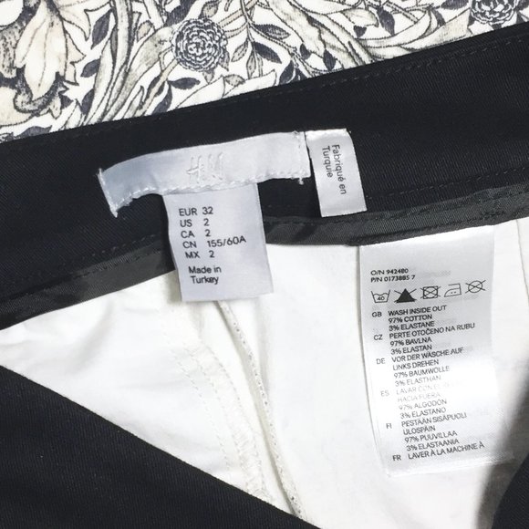 H&M Floral Cigarette Pants - Picture 2 of 6